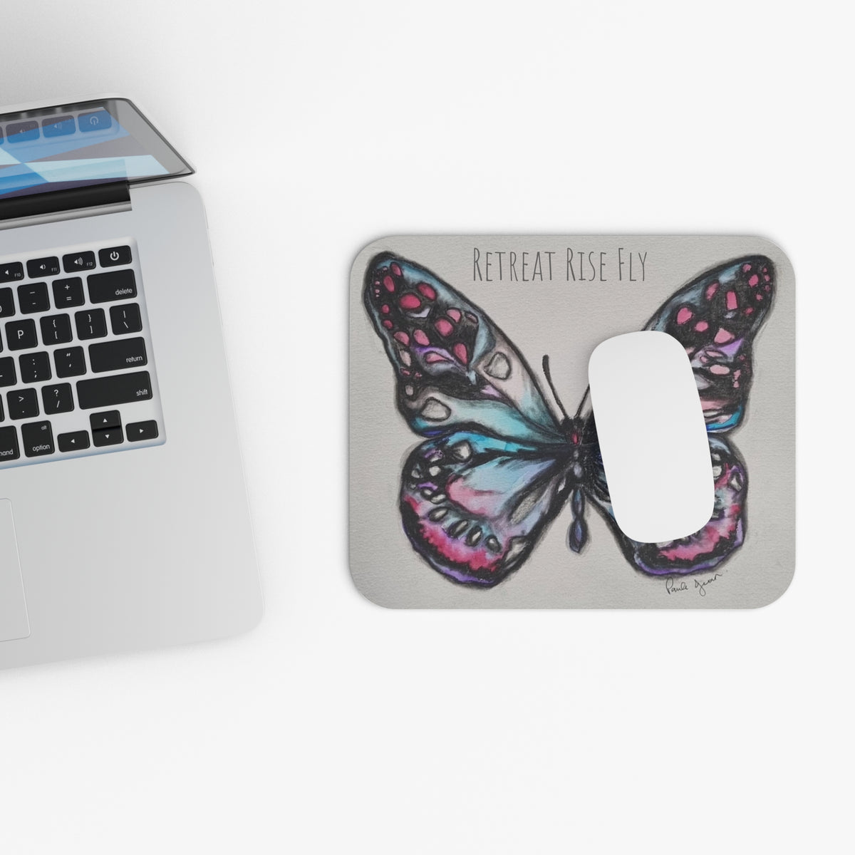 Butterfly Artwork Mouse Pad — Heart N Soul Designs