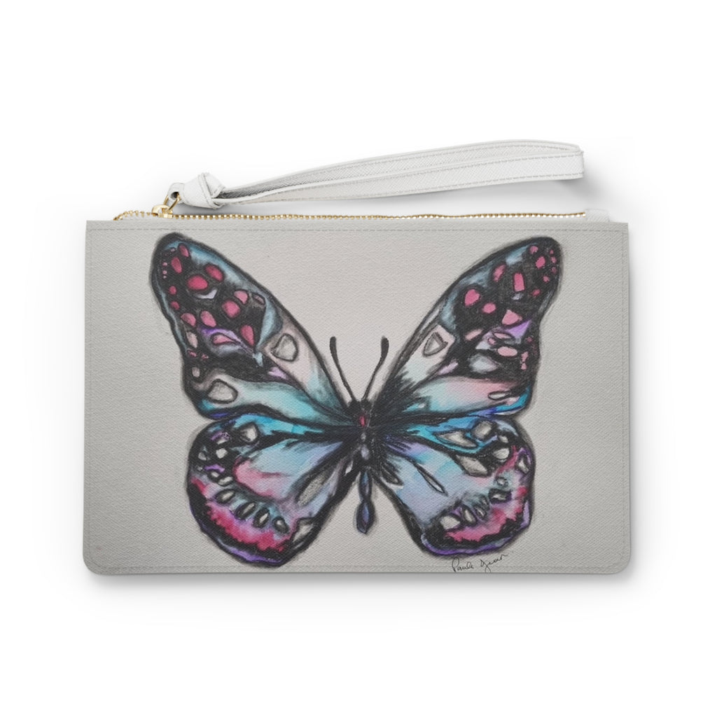 Butterfly Art Clutch Bag — Paula Jean x Heart N Soul Designs