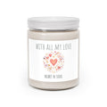 Scented Soy Candles with White Lid, 9oz