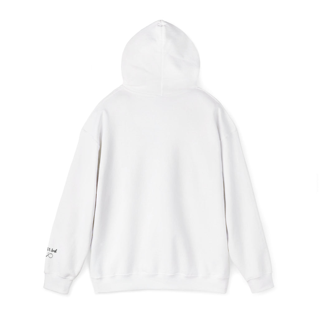 Retreat Rise Fly Butterfly Hoodie — Watercolor Wings Graphic Sweatshirt
