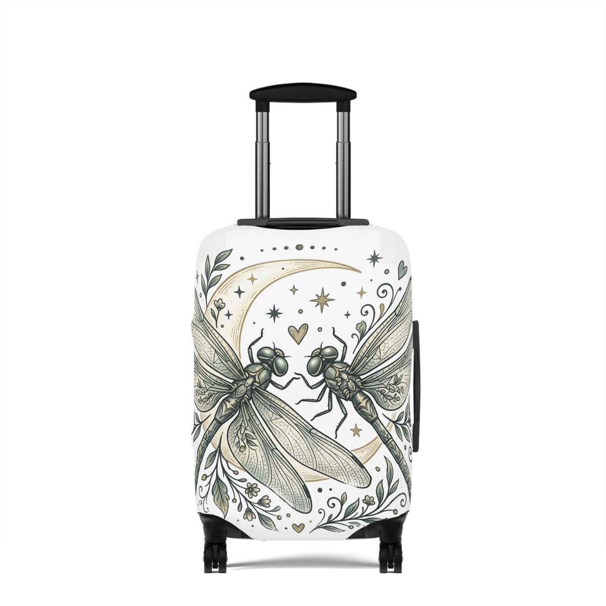 Dragonfly Luggage Cover – Heart N Soul Romantic Travel Protector