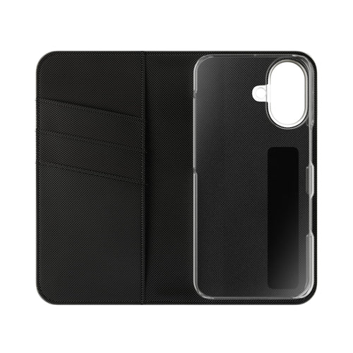 Angel Wings Faux Leather Flip Phone Case — Wallet Cover with Inked Wings